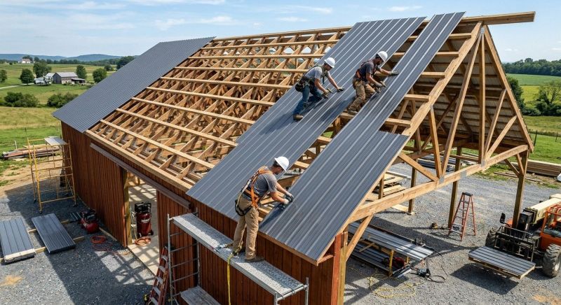 Barn Roof Construction in Cecil County, MD