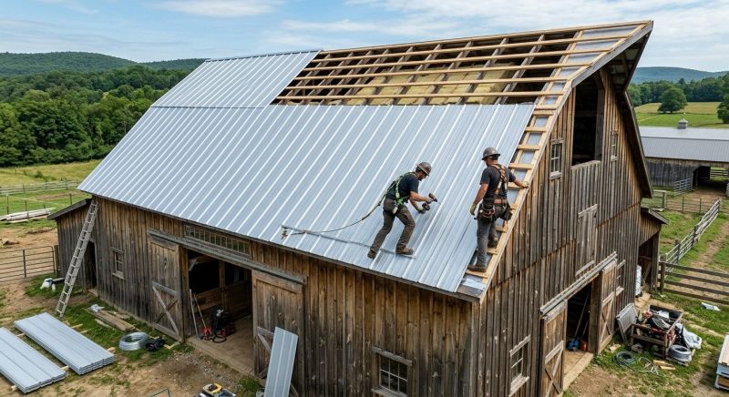 Barn Roof Construction in Cecil County, MD