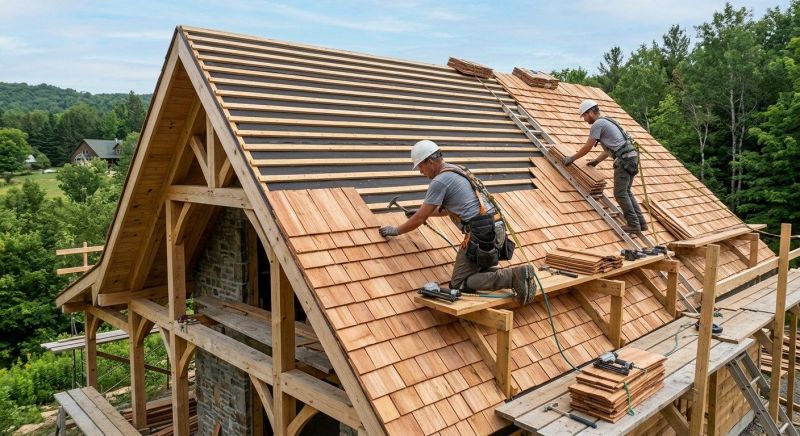 Cedar Shake Roof Construction in Townsend, DE