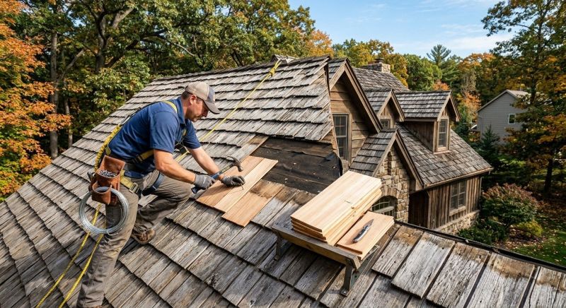 Cedar Shingles Repair in Clayton, DE