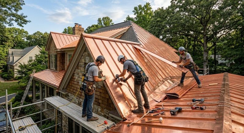 Copper Roof Installation in Cecil County, MD