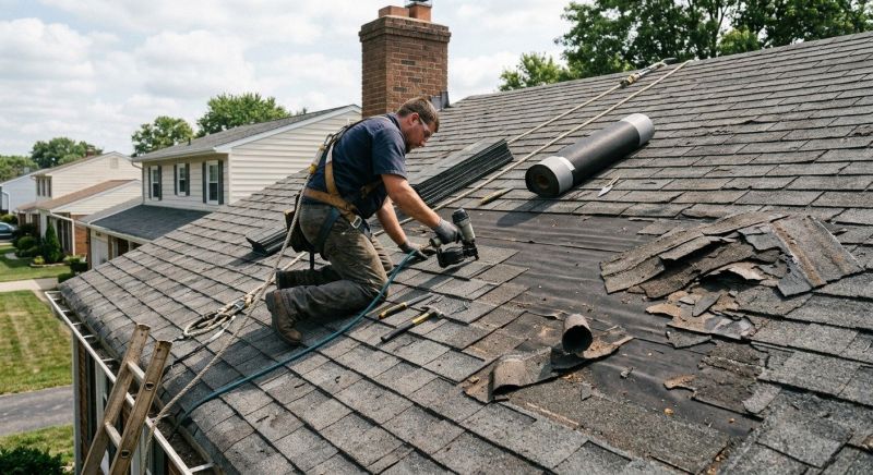 Damaged Roof Repair in Claymont, DE