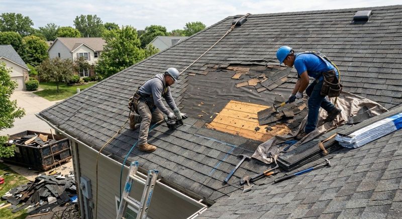 Damaged Roof Repair in Coatesville, PA