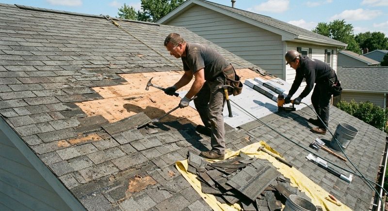 Damaged Roof Repair in Delaware City, DE