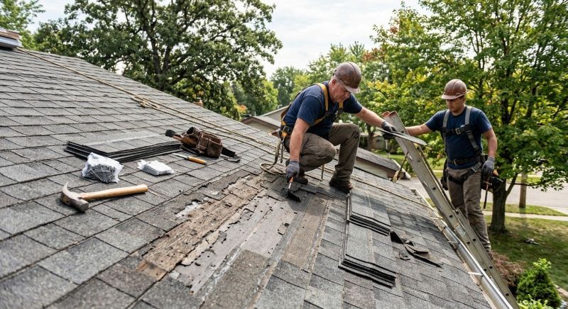 Damaged Roof Repair in Kennett Square, PA