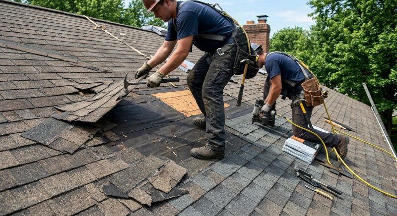 Damaged Roof Repair in Port Deposit, MD