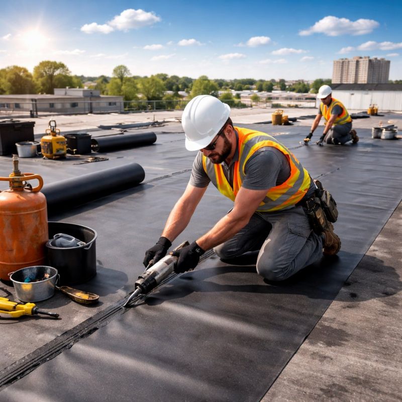 Epdm Roof Installation in Townsend, DE