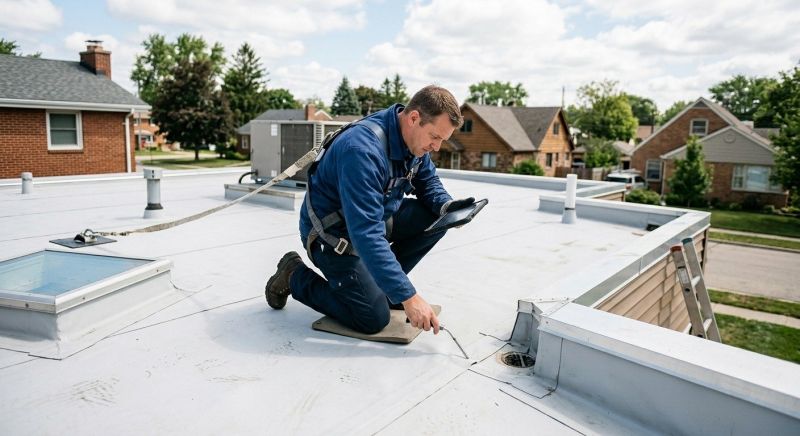 Flat Roof Inspection in Cecil County, MD
