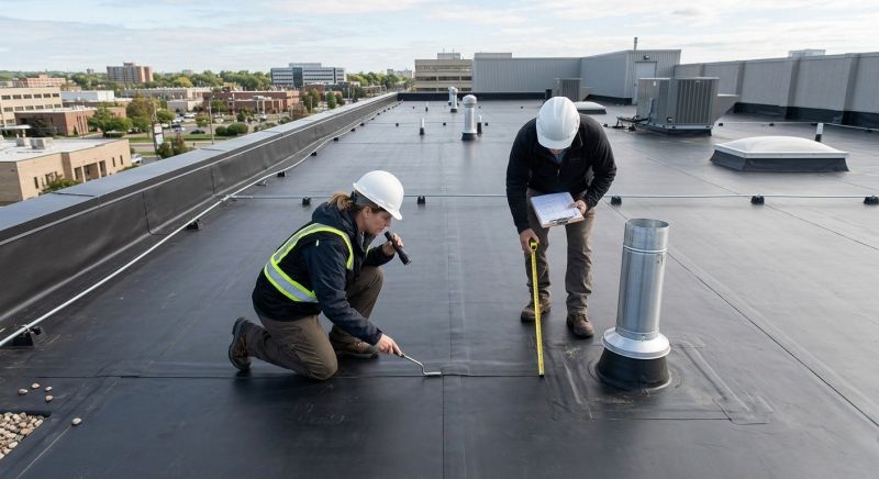 Flat Roof Inspection in Cecil County, MD