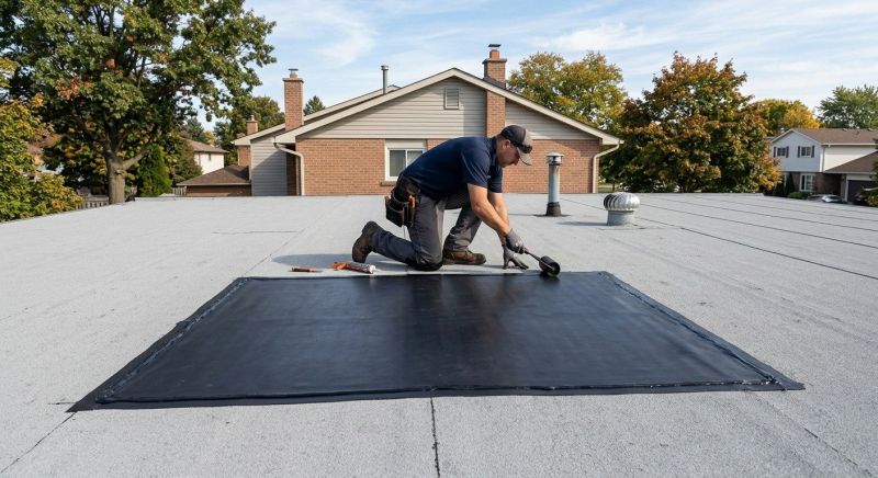 Flat Roof Repair in Salem County, NJ
