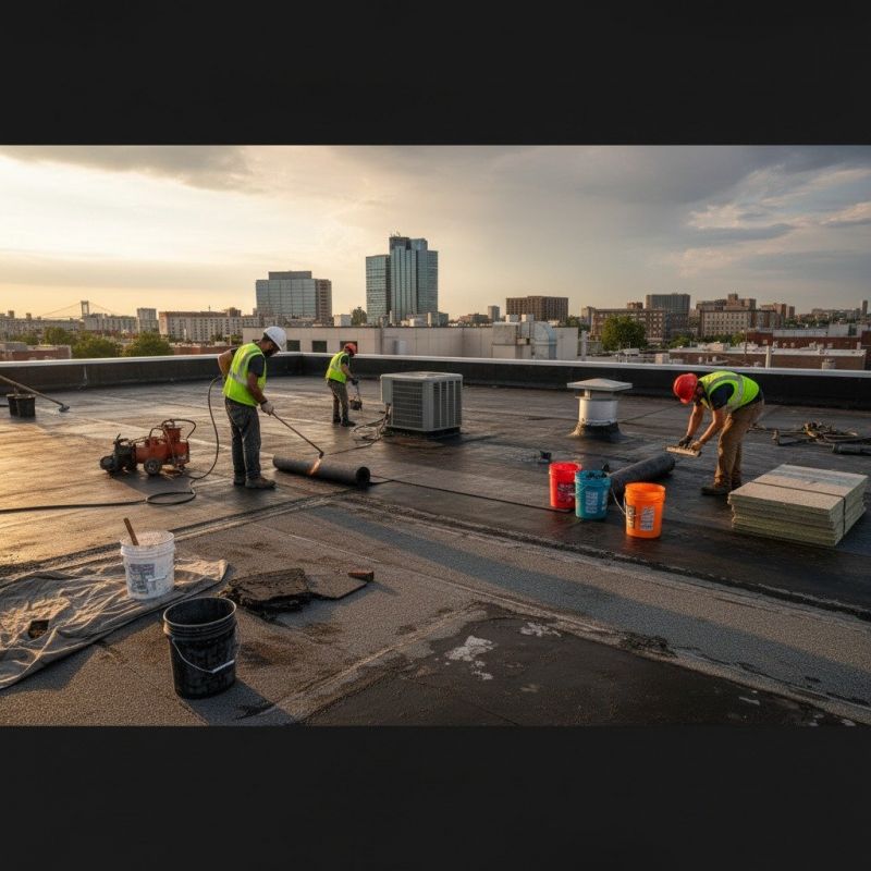 Flat Roof Repair in Salem County, NJ