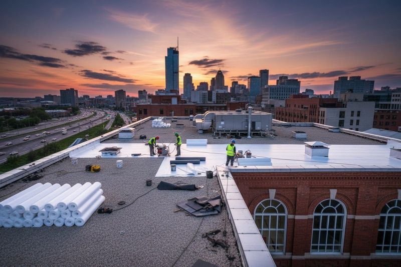Flat Roof Replacement in Chesapeake City, MD