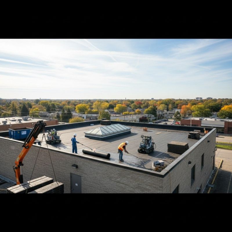 Flat Roof Replacement in Rising Sun, MD