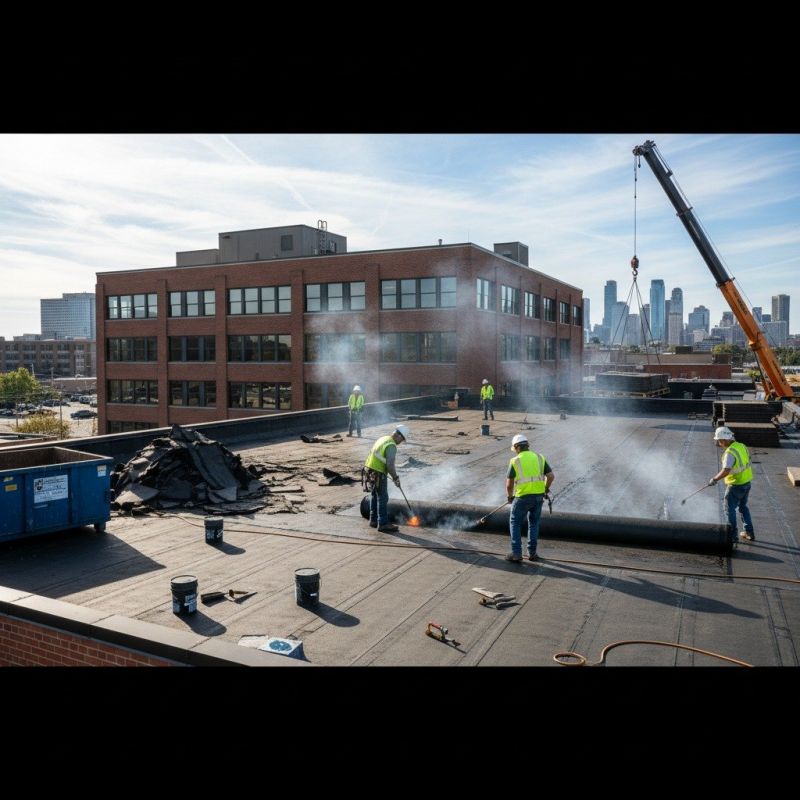 Flat Roof Replacement in Rising Sun, MD