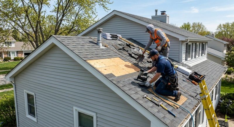 House Roof Repair in Kennett Square, PA