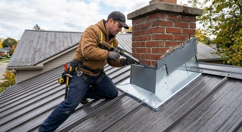 Metal Roof Flashing Repair in Cecil County, MD
