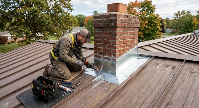 Metal Roof Flashing Repair in Cecil County, MD