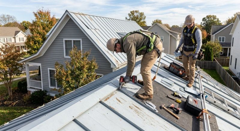 Metal Roof Repair in Port Deposit, MD