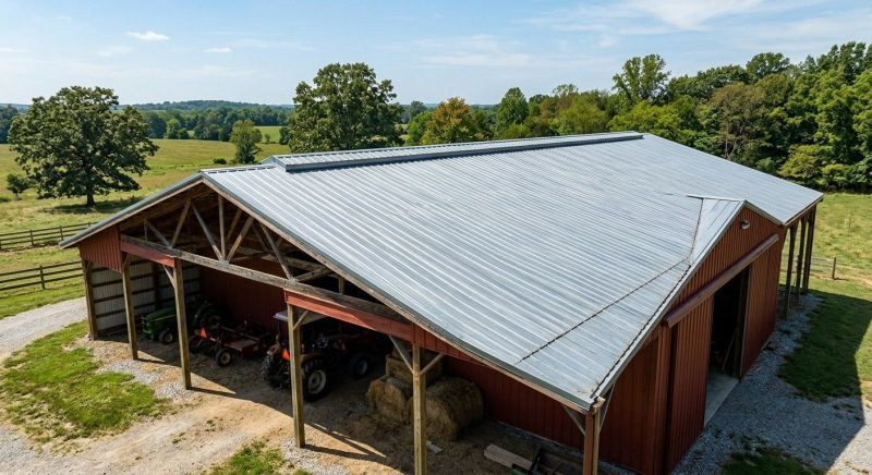 Pole Barn Roof Repair in Rising Sun, MD