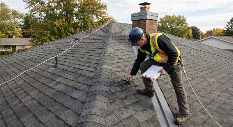 Roof Damage Inspection in New Castle County, DE