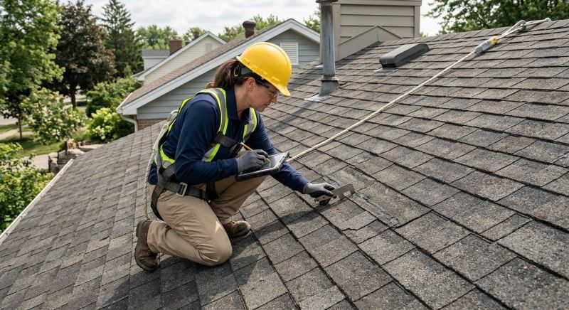 Roof Damage Inspection in Newark, DE