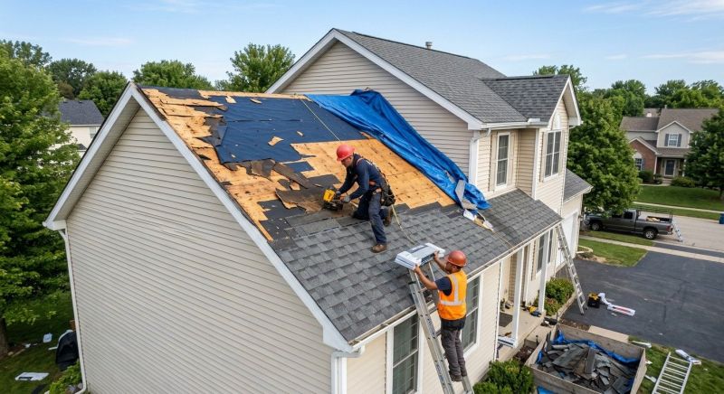 Roof Damage Restoration in Newark, DE