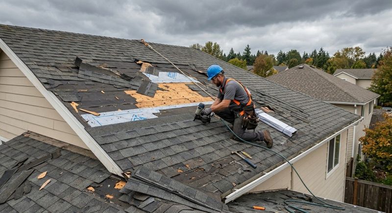 Roof Damage Restoration in Nottingham, PA