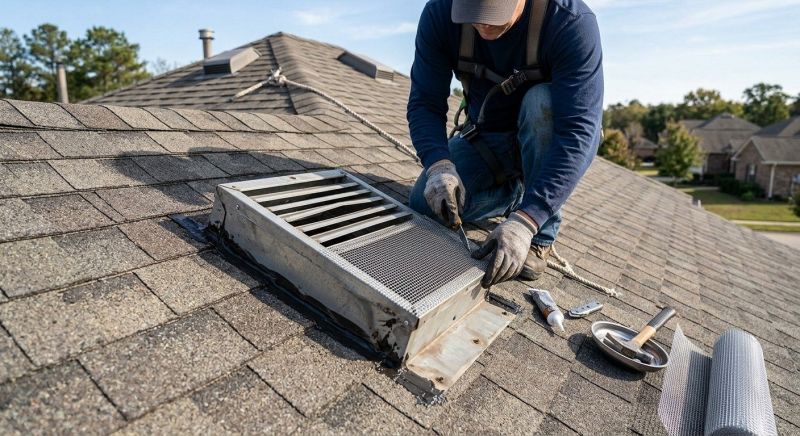 Roof Vent Flashing Repair in Cecil County, MD