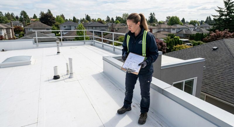 Single Ply Roof Inspection in Cecil County, MD