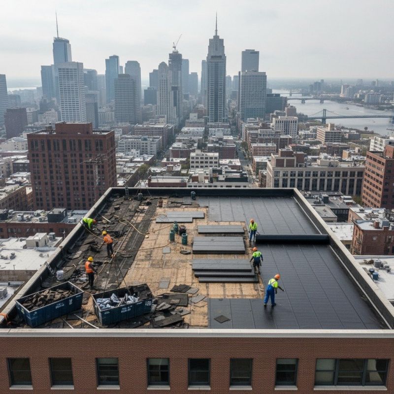 Single Ply Roof Replacement in Avondale, PA