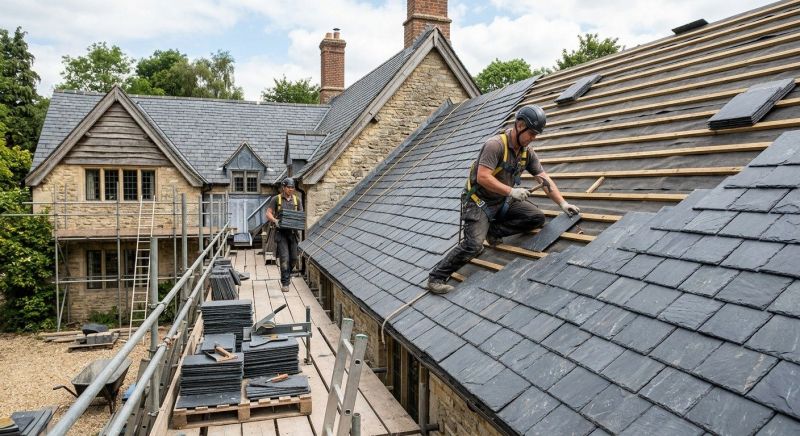Slate Roof Construction in Townsend, DE