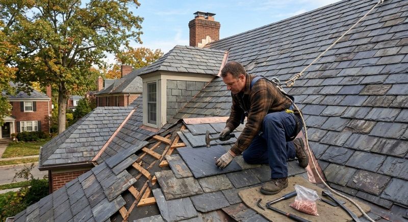 Slate Roof Repair in Claymont, DE