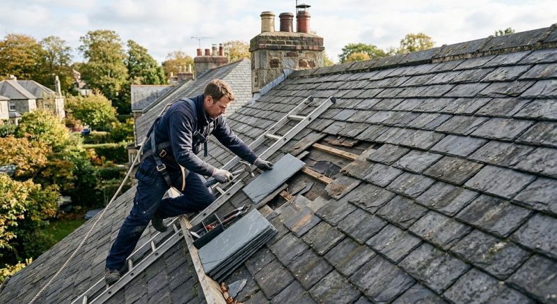 Slate Shingle Replacement in Cecil County, MD