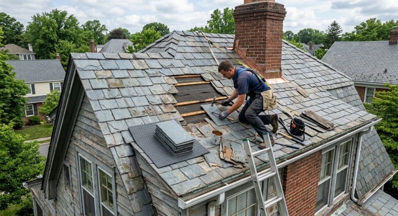 Slate Shingles Repair in Coatesville, PA