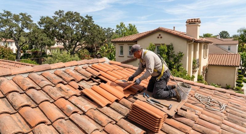 Spanish Tile Roof Repair in Cecil County, MD