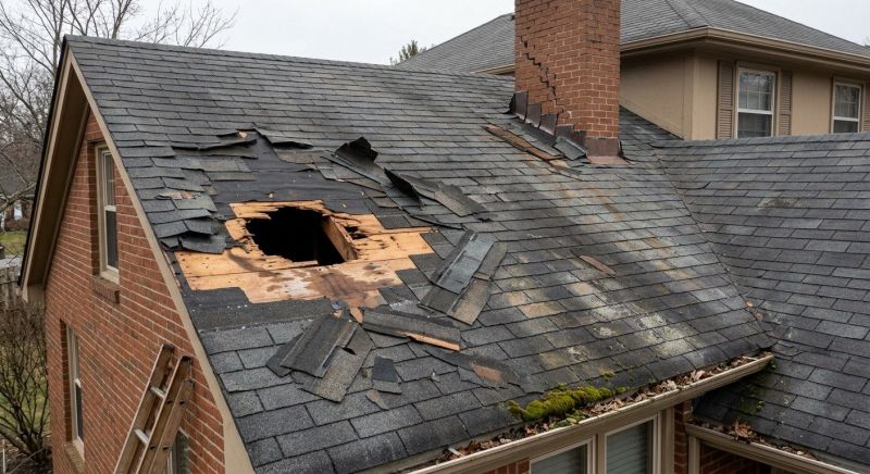 Storm Damage Roof Repair in Avondale, PA