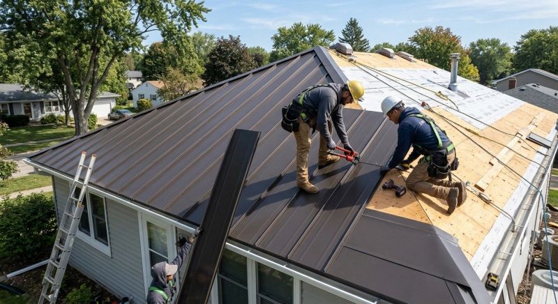Tin Roof Installation in Saint Georges, DE