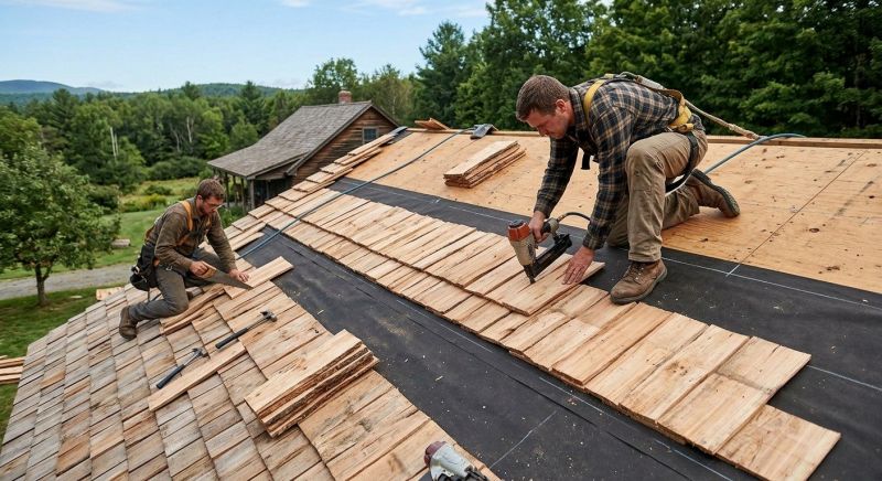 Wood Roofing Installation in Kennett Square, PA
