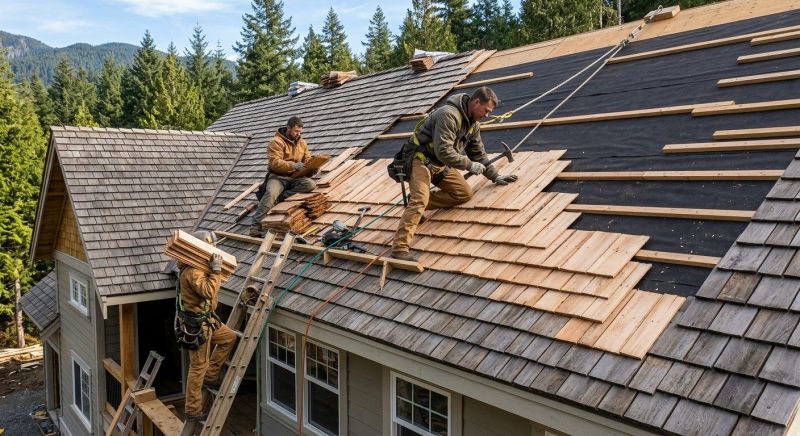 Wood Roofing Installation in North East, MD