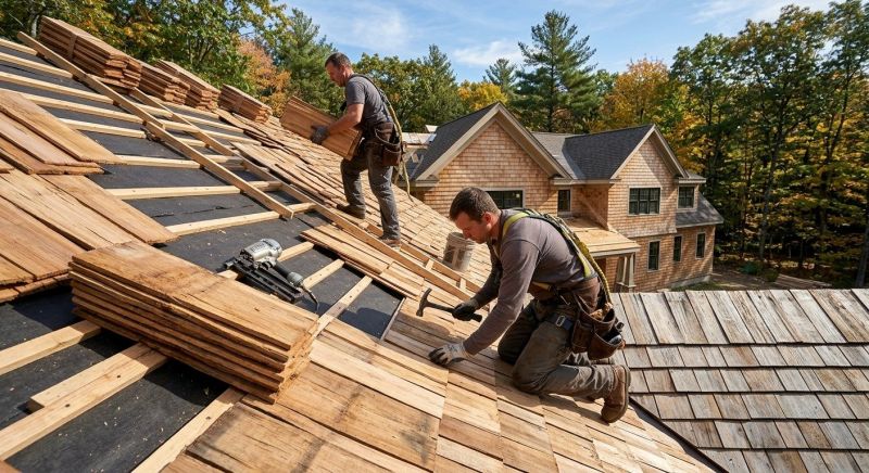 Wood Roofing Installation in Odessa, DE