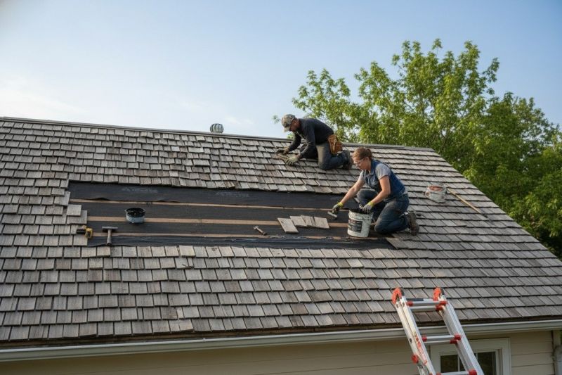Wood Shake Roof Repair in Avondale, PA