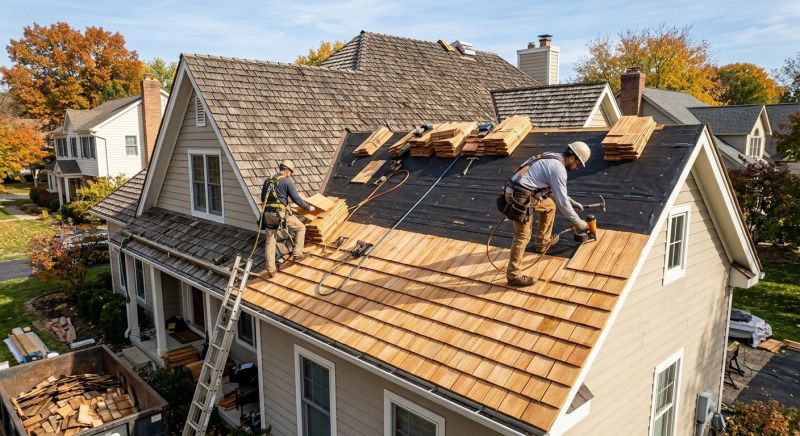 Wood Shake Roof Replacement in Avondale, PA